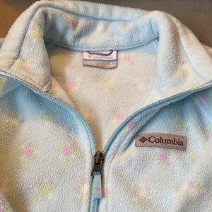 Columbia Pastel Blue Fleece Jacket
